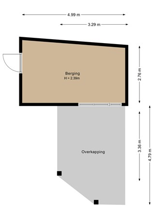 Floorplan - Polkampen 9, 3751 JC Bunschoten-Spakenburg